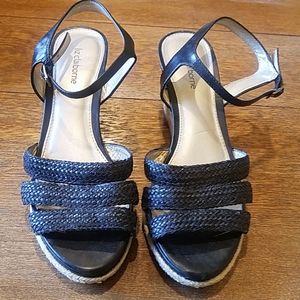 Liz Claiborne wedge sandals